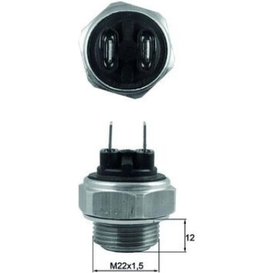 Mahle Temperaturschalter, Kühlerlüfter BEHR TSW 59