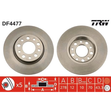 Bremsscheibe DF4477