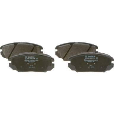 BOSCH Bremsbelagsatz, Scheibenbremse 0 986 494 374