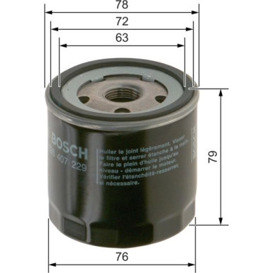 Ölfilter F 026 407 229 Ölfilter F 026 407 229
