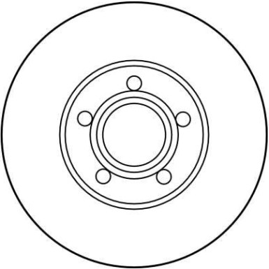 TRW Bremsscheibe DF2652 TRW Bremsscheibe DF2652