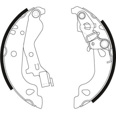 TRW Bremsbackensatz GS8686 TRW Bremsbackensatz GS8686