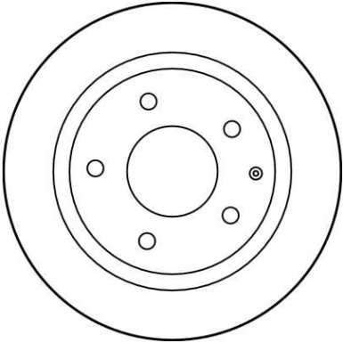 TRW Bremsscheibe DF2705 TRW Bremsscheibe DF2705