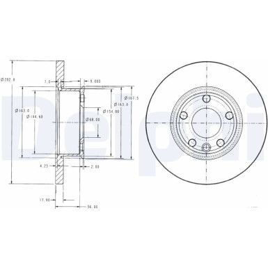 Bremsscheibe BG2898 Bremsscheibe BG2898