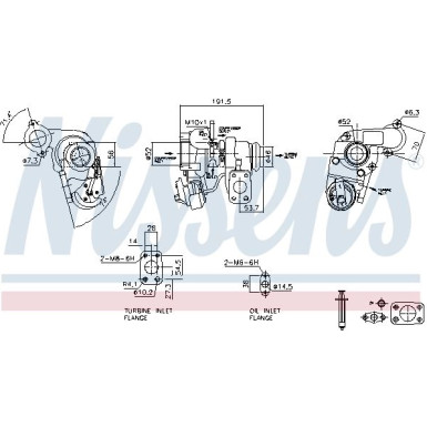 Nissens Turbolader 93259