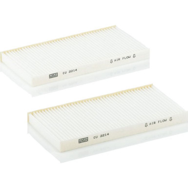 MANN-FILTER CU 2214-2 Innenraumfilter, Partikelfilter