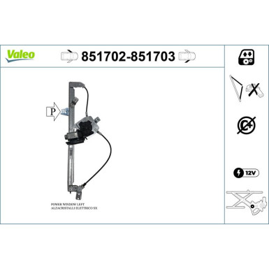 Valeo Fensterheber 851703