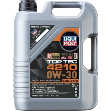 Liqui Moly 21605 Top Tec 4210 0W-30 Motoröl 5l