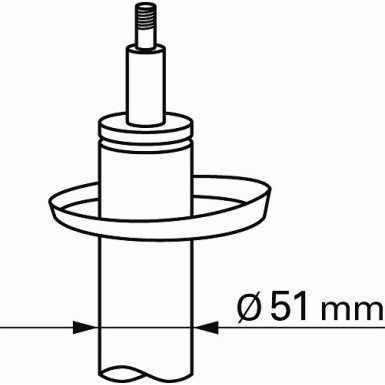Sachs Stoßdämpfer 313 671