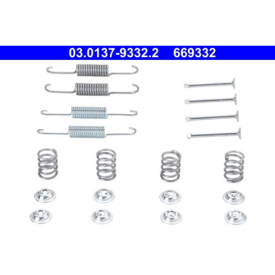 Zubehörsatz, Feststellbremsbacken 03.0137-9332.2 Zubehörsatz, Feststellbremsbacken 03.0137-9332.2