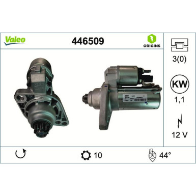 Starter Valeo Origins New OE TECHNOLOGIE 446509