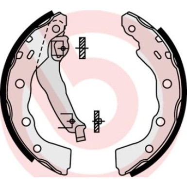 Brembo Bremsbackensatz ESSENTIAL LINE S 54 515