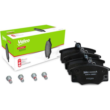 Valeo Bremsbelagsatz, Scheibenbremse EXPERT 302866A Valeo Bremsbelagsatz, Scheibenbremse EXPERT 302866A
