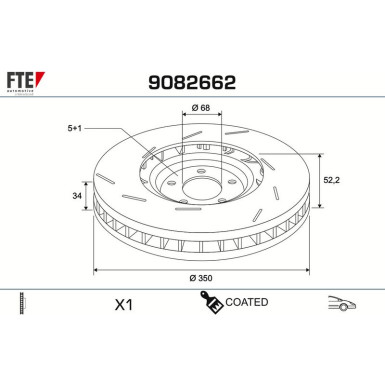 Bremsscheibe 9082662 Bremsscheibe 9082662