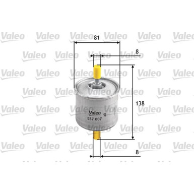 Valeo Kraftstofffilter 587007