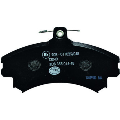 Hella Bremsbelagsatz, Scheibenbremse 8DB 355 016-681 Hella Bremsbelagsatz, Scheibenbremse 8DB 355 016-681