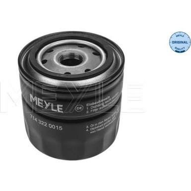Meyle Ölfilter MEYLE-ORIGINAL: True to OE 714 322 0015