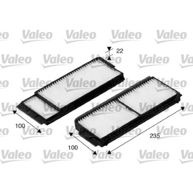 Valeo Filter, Innenraumluft VALEO ESSENTIAL 698892