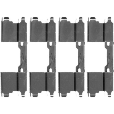 Hella Zubehörsatz, Scheibenbremsbelag 8DZ 355 203-501