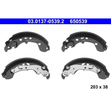 Bremsbackensatz 03.0137-0539.2