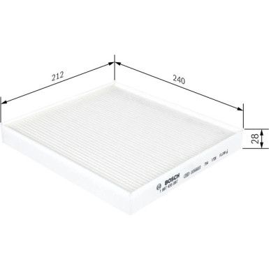 Filter, Innenraumluft 1 987 435 087 Filter, Innenraumluft 1 987 435 087