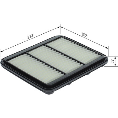 BOSCH F 026 400 167 Luftfilter BOSCH F 026 400 167 Luftfilter
