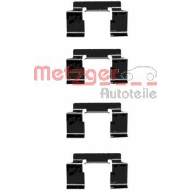 Metzger Zubehörsatz, Scheibenbremsbelag 109-1235