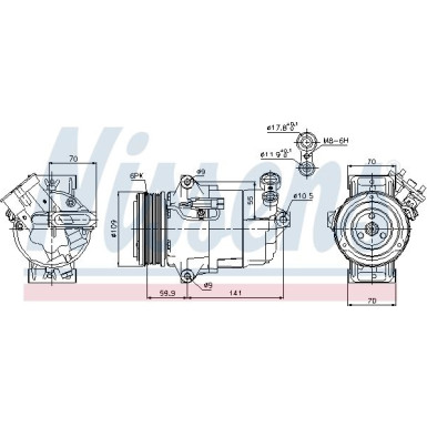 Kompressor, Klimaanlage 89041 Kompressor, Klimaanlage 89041