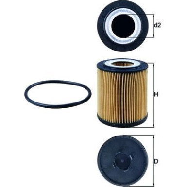 Knecht Ölfilter OX 182D