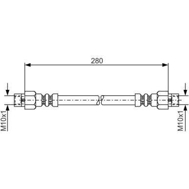 BOSCH Bremsschlauch 1 987 476 234 BOSCH Bremsschlauch 1 987 476 234
