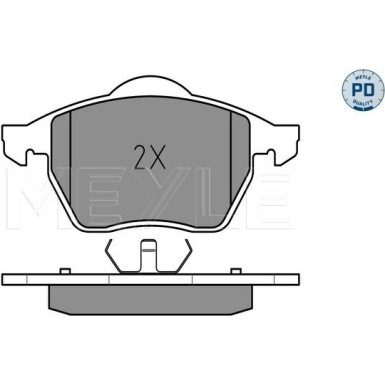 Meyle Bremsbelagsatz, Scheibenbremse MEYLE-PD: Advanced performance and design 025 216 2419/PD Meyle Bremsbelagsatz, Scheibenbremse MEYLE-PD: Advanced performance and design 025 216 2419/PD