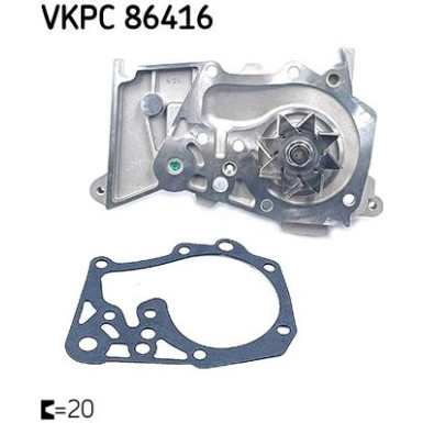 SKF Wasserpumpe Aquamax VKPC 86416