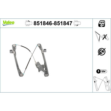 Valeo Fensterheber 851846