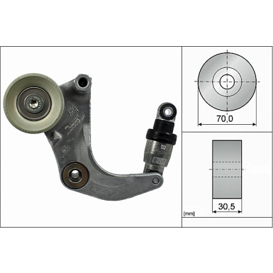 Spannarm, Keilrippenriemen 534 0534 10
