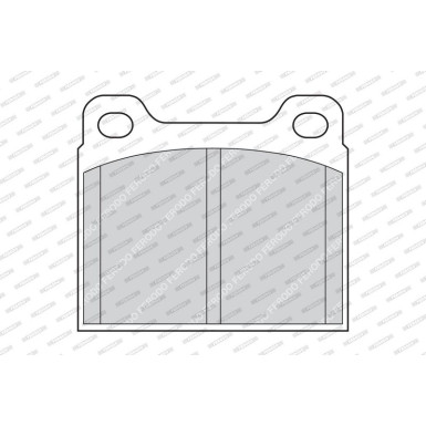Ferodo Bremsbelagsatz, Scheibenbremse PREMIER ECO FRICTION FDB704