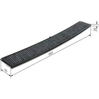 BOSCH 1 987 432 336 Innenraumfilter FILTER+pro BOSCH 1 987 432 336 Innenraumfilter FILTER+pro
