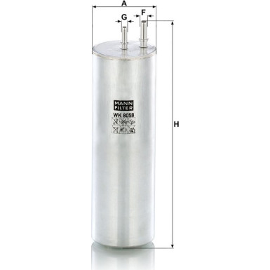 Mann-Filter Kraftstofffilter WK 8058
