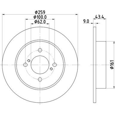 Bremsscheibe 8DD 355 118-511 Bremsscheibe 8DD 355 118-511