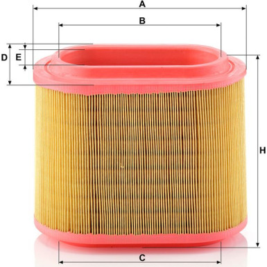 MANN-FILTER C 24 196 Luftfilter MANN-FILTER C 24 196 Luftfilter