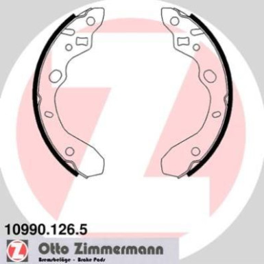 Zimmermann Bremsbackensatz 10990.126.5 Zimmermann Bremsbackensatz 10990.126.5