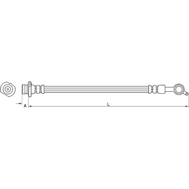 Metzger Bremsschlauch 4110849