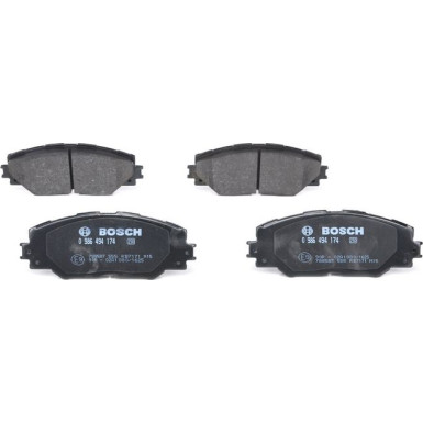 BOSCH Bremsbelagsatz, Scheibenbremse 0 986 494 174 BOSCH Bremsbelagsatz, Scheibenbremse 0 986 494 174