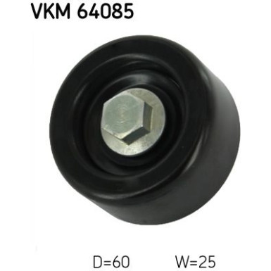 SKF Umlenk-/Führungsrolle, Keilrippenriemen VKM 64085