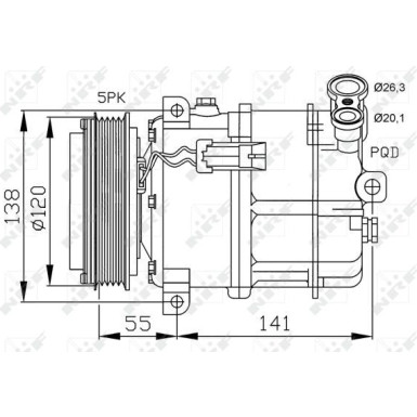 32313 Kompressor, Klimaanlage