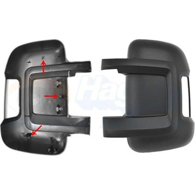 1651841 Abdeckung, Außenspiegel * HAGUS *