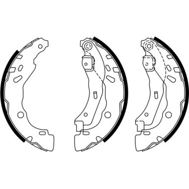 0 986 487 940 Bremsbackensatz