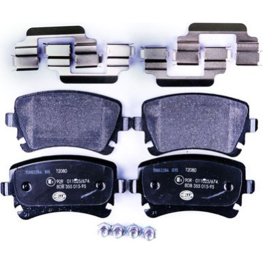 Hella | Bremsbelagsatz, Scheibenbremse | 8DB 355 015-951