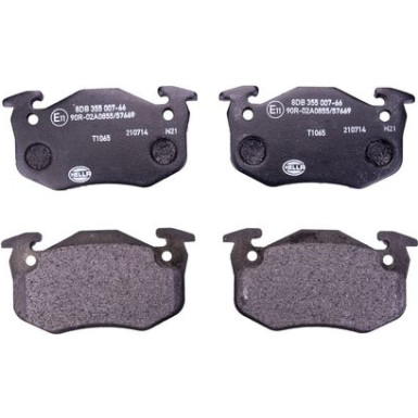 8DB 355 007-661 Bremsbelagsatz, Scheibenbremse