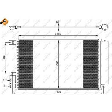 35939 Kondensator, Klimaanlage EASY FIT