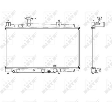 53448 Kühler, Motorkühlung